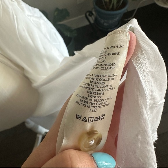 Maeve by Anthropologie || eyelet midi white shirt dress - Picture 8 of 9